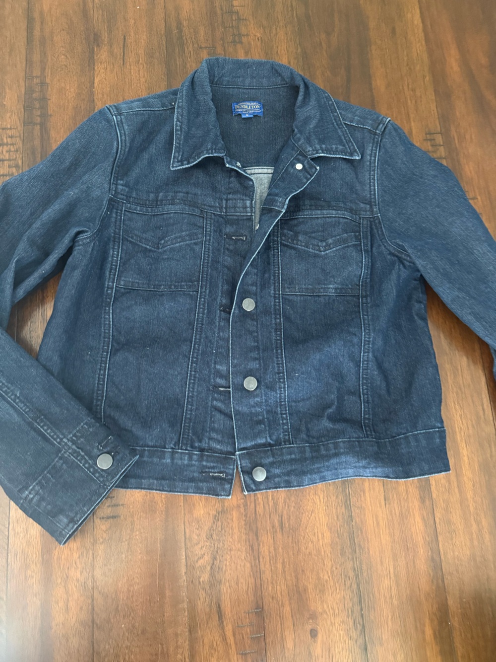 Pendleton Dark Blue Denim Trucker Jacket